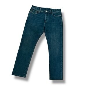 Buck Mason Dark Blue Men's Straight Jeans